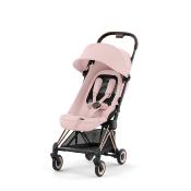 Poussette Cybex Coya Châssis Rosegold Assise Peach Pink