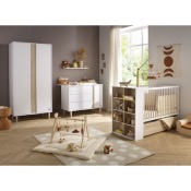 Commode 3 tiroirs 1 porte Sauthon Paloma Blanc