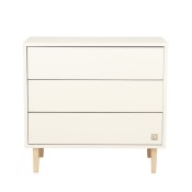 Commode 3 tiroirs Sauthon Paloma Blanc