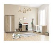 Lit bébé 120x60 Sauthon Nova Blanc Lin