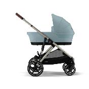 Poussette Cybex Gazelle S Sky Blue châssis taupe