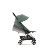 Poussette Cybex Coya Châssis Rosegold Assise Leaf Green