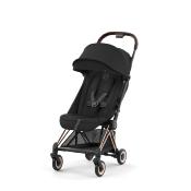 Poussette Coya Cybex Châssis Rosegold Assise Sepia Black