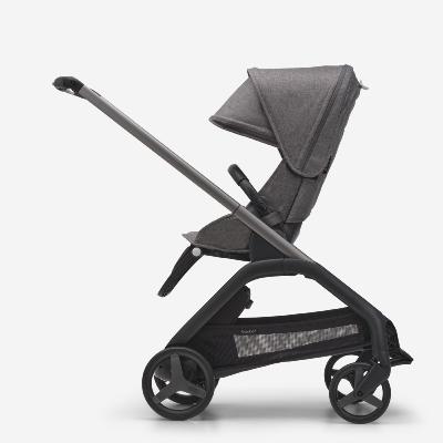 Poussette Bugaboo Dragonfly Graphite / Gris Chiné