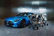 Poussette Duo Mercedes AMG GT² Bright Light