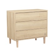 Commode 3 tiroirs Sauthon Paloma Bois