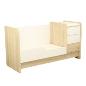 Lit bébé combiné évolutif 140x70 en 90x190 Sauthon Paloma