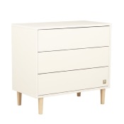 Commode 3 tiroirs Sauthon Paloma Blanc