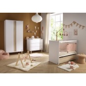 Lit bébé 120x60 Sauthon Paloma Blanc
