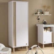 Armoirette 1 porte Sauthon Paloma Blanc