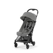 Poussette Cybex Coya Châssis Matt Black Assise Mirage Grey