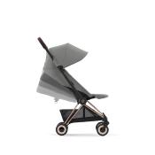 Poussette Coya Cybex Châssis Rosegold Assise Mirage Grey