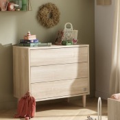 Commode 3 tiroirs Sauthon Paloma Bois