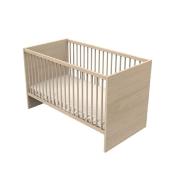 Duo Lit 140x70 + Commode + Plan à Langer Sauthon Tokyo Blanc