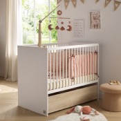 Lit bébé 120x60 Sauthon Paloma Blanc