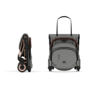 Poussette Coya Cybex Châssis Rosegold Assise Mirage Grey